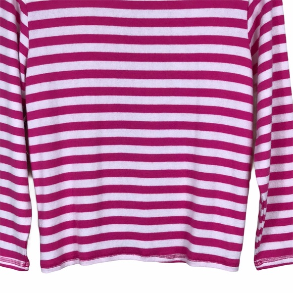 Old Navy Pink Stripe Crew Sweater Top - Picture 9 of 12